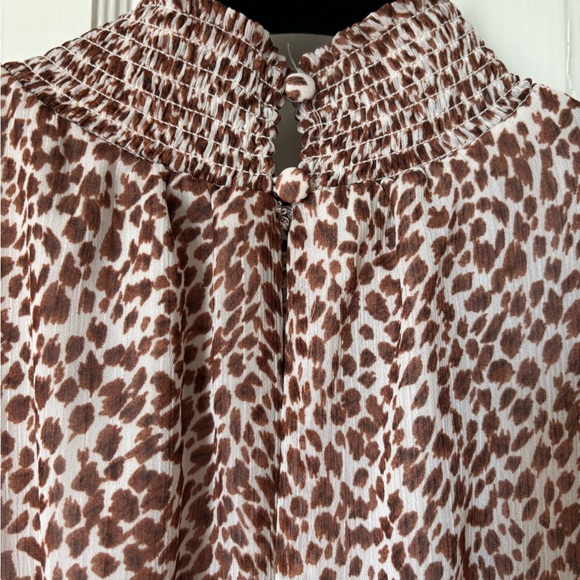 1 state, size medium, leopard print midi dress - Picture 3 of 4